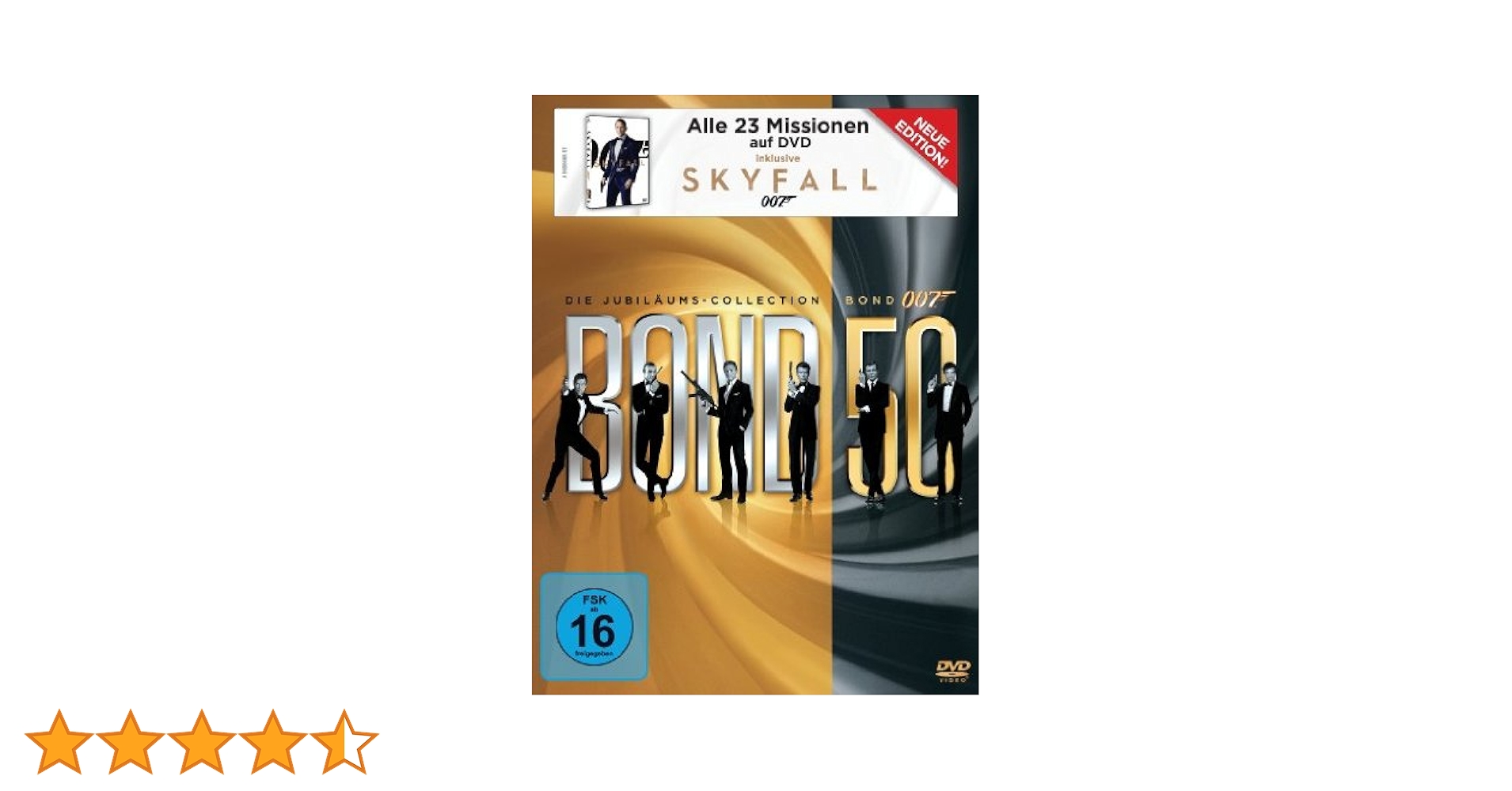 外国映画 BOND 50  DVD-Deutsch PAL Amazon.com: Bond 50 :Celebrating 5 Decades of Bond : Movies & TV